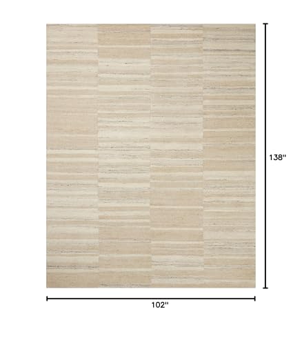 Tapete decorativo Loloi 8'6" x 11'6" Natural Sand miniatura 2
