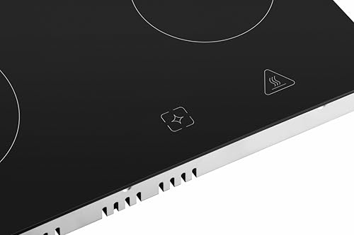 Backofen Herdset Einbau Kochfeld Glaskeramik rahmenlos 72 L Respekta HS2201-26