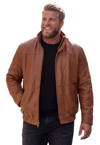 KingSize Leather Bomber Jacket