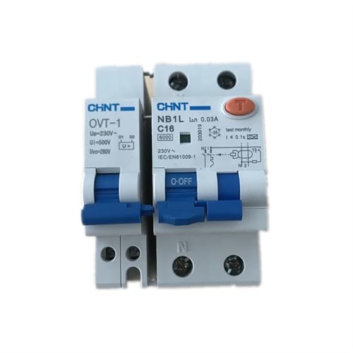 Disjoncteur surtension permanente NB1L POV-1 type A 20A anti coupure