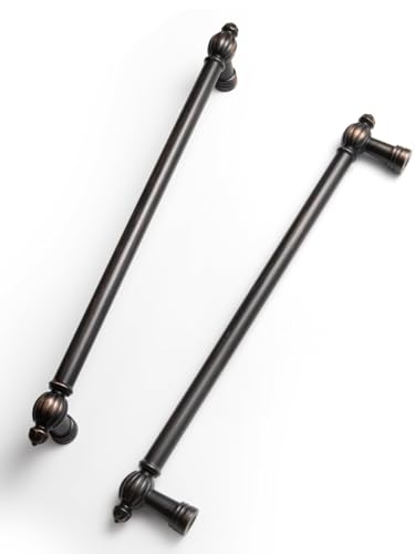 BEILEIOU Oil Rubbed Bronze Zinc Alloy Cabinet Pulls - 7.56" (192mm) Hole Center Classic Vintage Drawer Handles,Kitchen Cupboard Bathroom Dresser Cabinet Hardware Handles