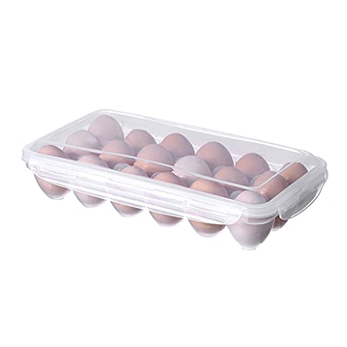 MLWSKERTY 10/18 Storage Box Eggs Tray With Lid Kitchen Refrigerator