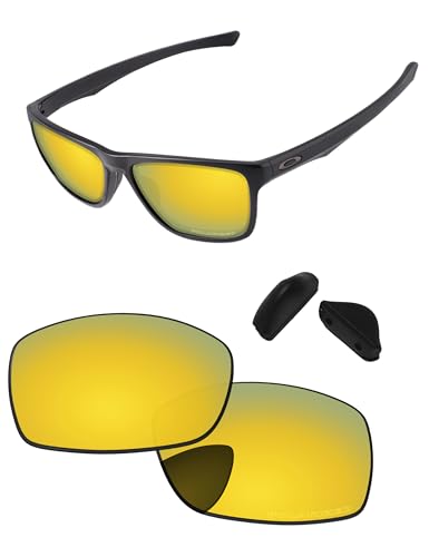 Image of Replacement Lenses & Nose Pieces for Oakley Holston OO9334 Sunglass - Precision Fit, UV Block & Impact Resistant
