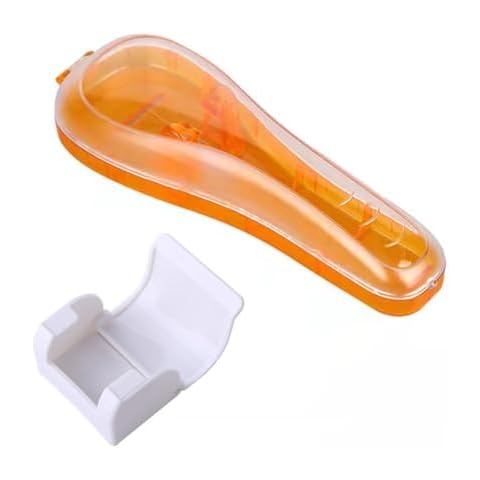 DKAOVH 2 Set Manual Razor Case & white Shaver Holder,Travel Manual Razor Case,Manual Razor Protector,for Manual Razor/Trimmer Cover