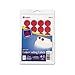 Avery Print/Write Self-Adhesive Removable Labels, 0.75 Inch Diameter, Red, 1008 per Pack (5466)