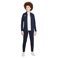Nike Women's Dri-Fit Academy Knit Football Tracksuit, Obsidian/White/White, X-Small