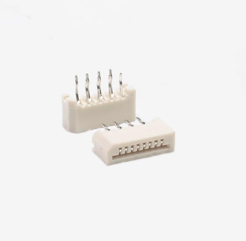 Luftschloss Forced Insertion Vertical Orientation 1.0 mm 8 Pin 1.0 mm Pitch FFC FPC Band Sockets Pack of 2