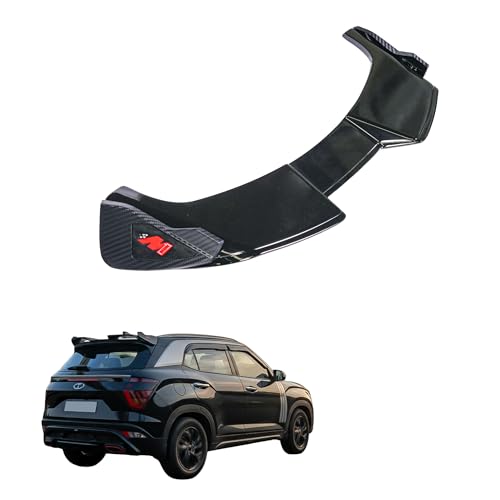 Image of M-TEK M1 Car Boot Lip Spoiler for Creta 2nd gen, ABS Sporty Rear Wing, Vehicle Specific Fit Car Styling Accessory, Easy Installation Exterior Upgrade for SUV