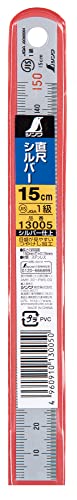 SHINWA Japan Stainless Steel Scale with Hard Chrome Finish - 150 mm — Amazon image 3