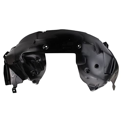 Image of TRQ Front Driver and Passenger Side Inner Fender Liner Set Compatible with 2018-2023 Ford Mustang GT with Level 2 Performance Package