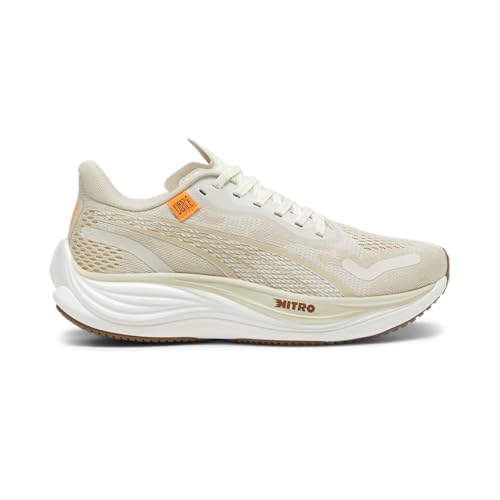 PUMA Womens Velocity Nitro 3 X Fm Running Sneakers Shoes - Beige - Size 7.5 M