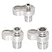 CADUFUELLY 3 Pcs R134a Custom A/C Lines AC Compressor Drier Condenser Radiator Fitting Adapter, Adapter Fittings for Auto Air Conditioning Hose