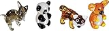 Looking Glass Animals Miniature Glass Collectible, Pack of 4