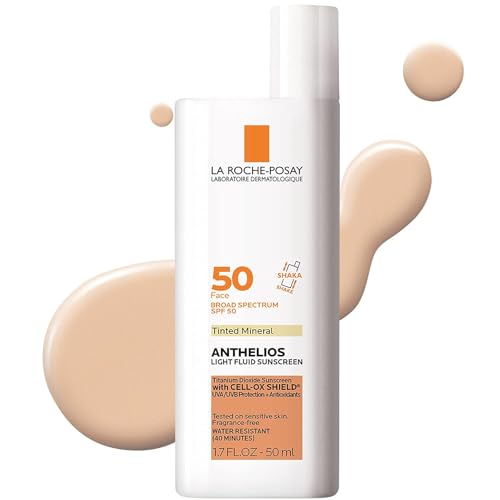 La Roche-Posay Anthelios Tinted Sunscreen SPF 50, Ultra-Light...