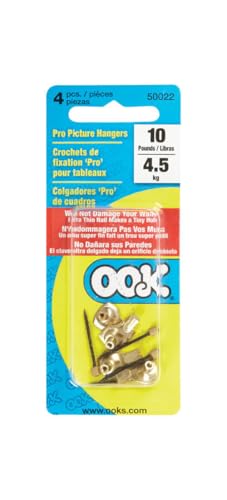 Image of Professional 10 lb. Steel Picture Hangers (4-Pack)