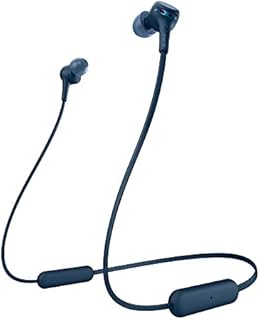 Sony WI-XB400B, bezprzewodowe słuchawki dokanałowe z systemem EXTRA BASS, mikrofonem, szybkim ładowaniem i Bluetooth 5.0