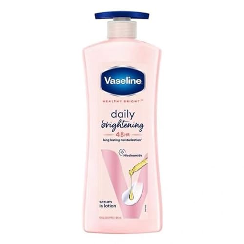 Vaseline Healthy Daily Body Lotion with Vitamin B3, Lightweight Daily Use Moisturizing Lotion –...