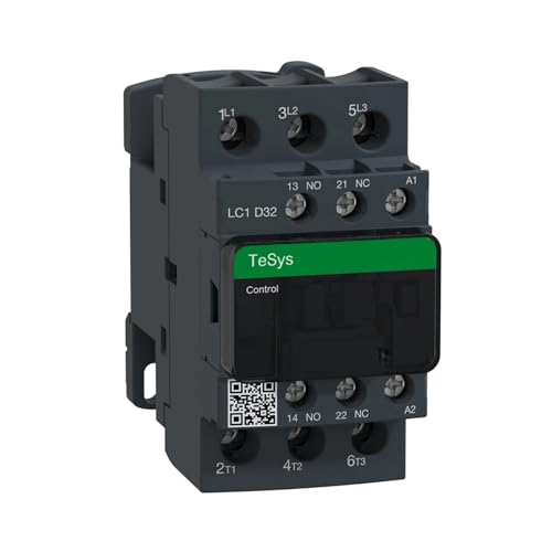 Contacteur LC1D32W7 32A pour securiser la commande de moteur electrique 277V 3 NO