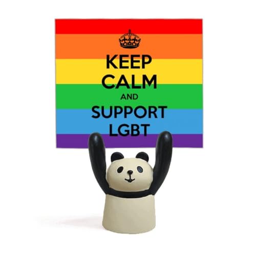Porte-mémo transgenre panda et drapeau bisexuel, le cadeau LGBT idéal
