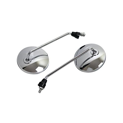 Espejo retrovisor de motocicleta redondo de 8mm para moverte en bicicleta eléctrica 8