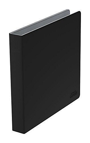Image of Ultimate Guard Collector's Album QuadRow Slim | Trading Card Collection Binder with Black Xenoskin Cover & Reinforced 3 Heavy Duty D-Ring | Perfect for TCG Sleeves | Holder Album