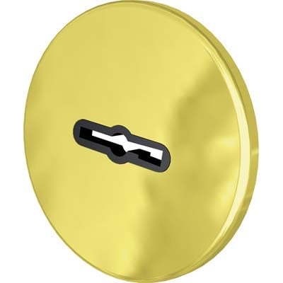 1 PZ MOSTRINA TONDA DOPPIA MAPPA 30 CR OTTONE MM 60