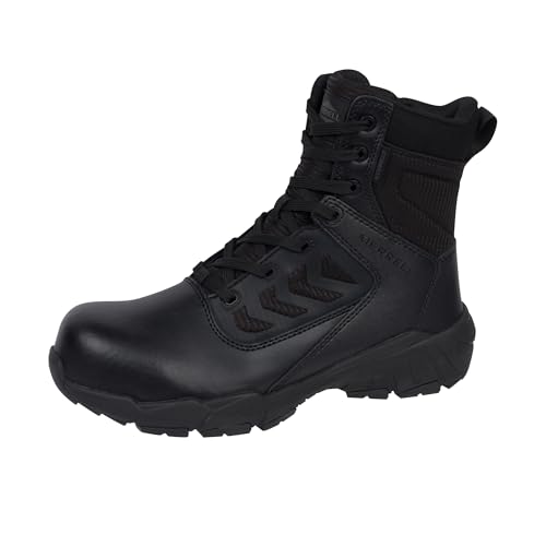 Image of Merrell Men's Fullbench 8 inch Tactical Zip Waterprooof Carbon Fiber