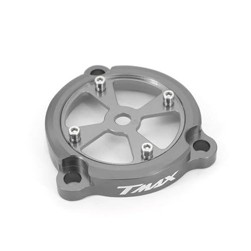 YIJIEBAO Fit for Yamaha TMAX 530 TMAX530 T-MAX 530 Motorrad Motor Stator Schutzhülle Set Dekoration 2010-2020 2019 2018 2017 2016 Motorrad-Motorschutz(Silver)