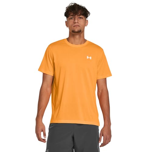 T-shirt Streaker Under Armour haut de course orange XL pour running nocturne