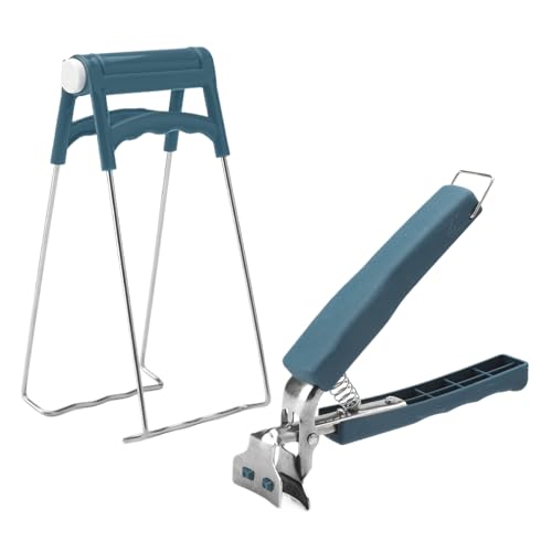 Cuenco Plato Caliente Clip, Juego de 2 pinzas para bandeja de pizza de acero inoxidable, Tazón De Clip antiquemaduras Pinzas Retriever Clip para tazón de plato caliente mover cuencos, platos, bandejas