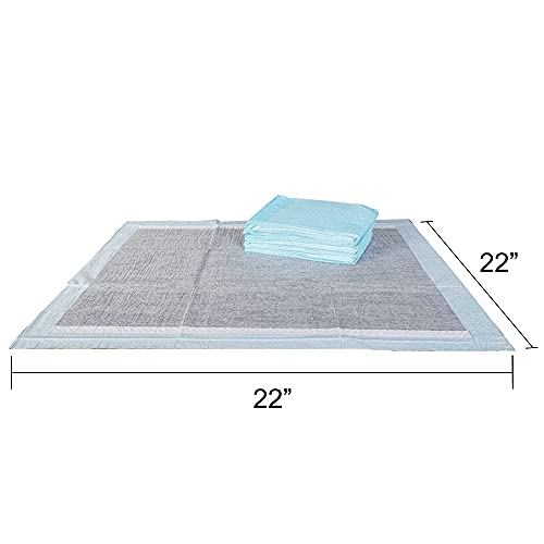 Image of BV Charcoal Puppy Pads 600 Count 22 inchx22 inch - Leak-Proof Pee Pads for Dogs with 6-Layer Absorbent Design & Built-in Attractant - Dog Pad with Charcoal for Odor Control, Perfect for Puppies & Senior Dogs