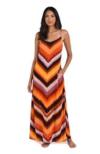 La Blanca Women's Maxi Dress Swimsuit Cover Up, Sunset//Upon The