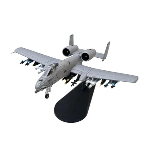 Avión de metal A-10 Warthog 1/100 modelo de aviación coleccionable con detalles de alta precisión