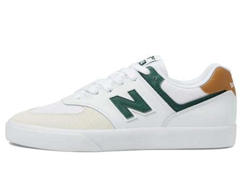 New Balance New Balance 574 Vulc White/Forest US Men's 5, Women's 6.5 D (M)