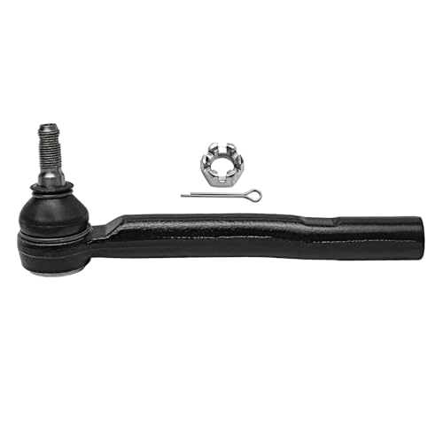 Image of Detroit Axle - AWD 3.5L Front Steering Knuckles & Wheel Hub Bearings Outer Tie Rod Ends Replacement for 2008-2013 Toyota Highlander - 4pc Set