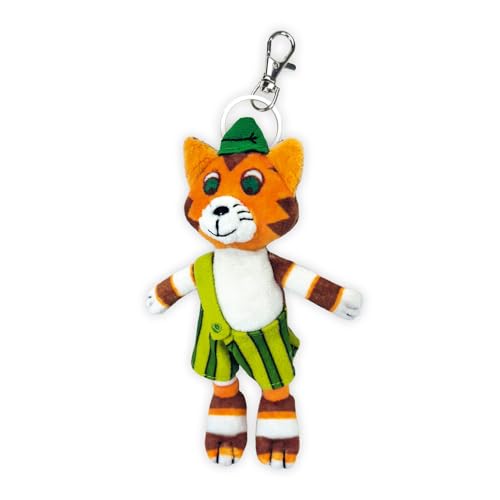 Trötsch Pettersson und Findus Schlüsselanhänger aus Plüsch Findus: Taschenanhänger Schlüsselringanhänger