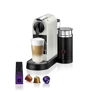 Nespresso Delonghi EN267 WAE Citiz Capsule Machine – 1 liters, Cream-white (light grey)