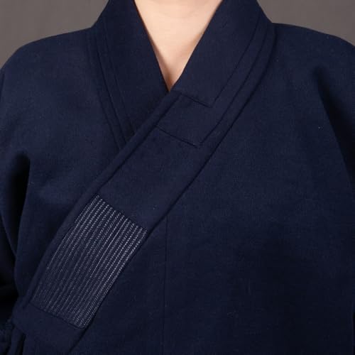 Unisex Traditional Buddhist Monk Robe Autumn Winter Warm Comfortable Double-sided Velvet Taoist Robe4
