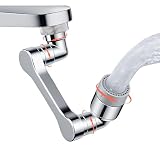 ELESULTRA 1440° Swivel Sink Faucet Extender - Universal Kitchen Sprayer, 2 Flow...