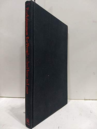 Backgammon for People Who Hate to Lose B001RG7FB8 Book Cover