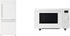 MUJI Refrigerator, 157L, White, Width 20.7 x Depth 22.5 x Height 45.7 inches 52.5 x 57.1 x 116 cm not including handle MJ-R16B 44242087 & Oven Range 18L White Width 19.1 x Depth 14.8 x Height 11.9