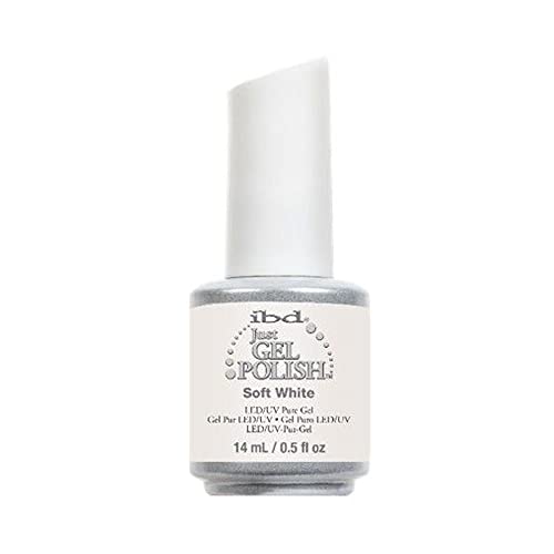ibd Just Gel Polish Soft White 0.5 oz miniatura 1