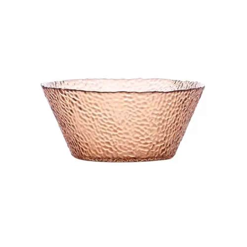 GLigeT Cesta de Frutas Frutero con Ondas de Agua, Plato Decorativo de Vidrio, Plato de Aperitivos for el hogar, Plato de Aperitivos, Plato de Dulces, Plato de Fruta Tazón de Frutas(Brass)