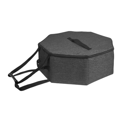 Deevoka Hat Box for Travel Large Capacity Lightweight with Zipper Dia 17