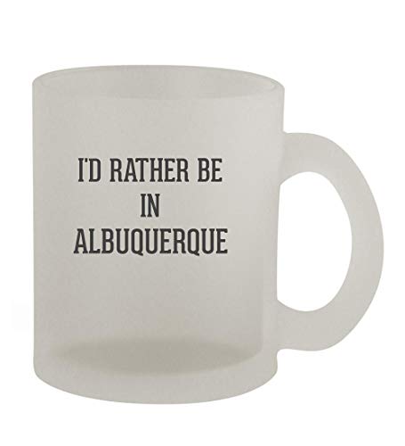 I'd Rather Be In ALBUQUERQUE - 10oz Frosted Coffee Mug Cup, Frosted