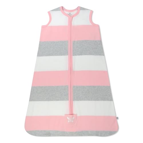 Image of HonestBaby Wearable Blankets Sleeping Bags Swaddle Transition 100% Organic Cotton for Infant Baby Boys, Girls, Unisex