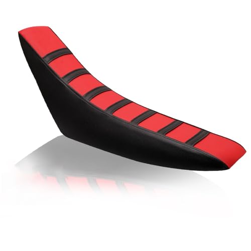 G-PLUS Dirt Bike Seat Cover, Compatible with Honda CR125R CR250R CR500R CR80R CRF100F CRF125F CRF150F Dirt Pit Bike Motocross Motorcycle Seat Soft Rubber Cushion Protector Covers (Red)