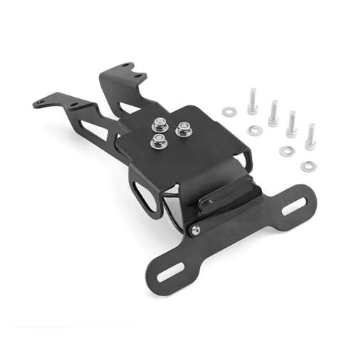 Support de Plaque MT09 Tracer 9 Yamaha en Finition Noire Épurée