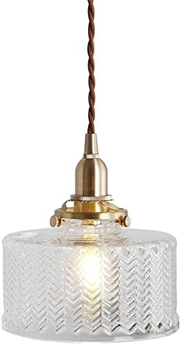 Éclairage de plafond lustre en verre suspension E27 pour cuisine - 3