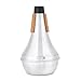 Trumpet Mute Aluminum Alloy Trumpet Practice Mute Lightweight Trumpet Straight Mute Silencer for Jazz Beginners Students Trumpet Instrument Accessory